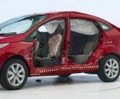 2013 Ford Fiesta IIHS Side Impact Crash Test Picture